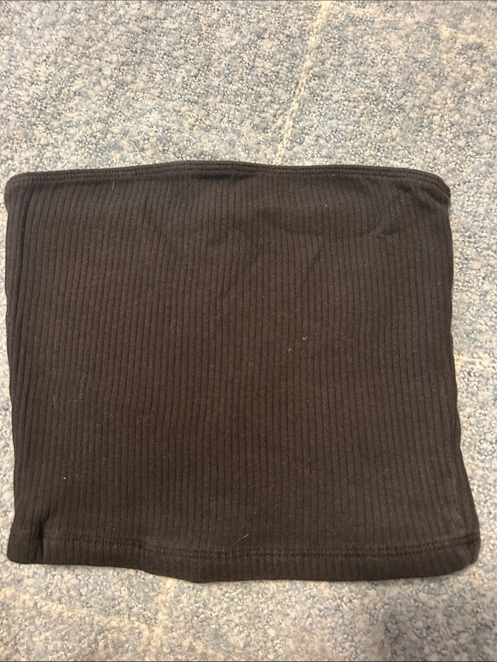 Hollister Black Ribbed Tube Top